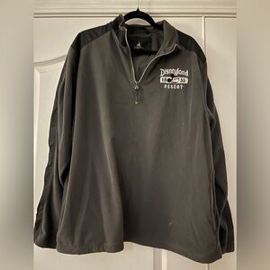 Disneyland resort quarter zip jacket size Large